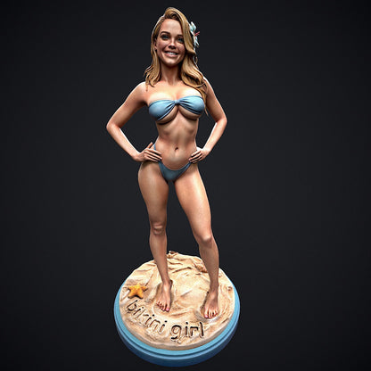 Bikini Girl Statue 3D-Printed Kit