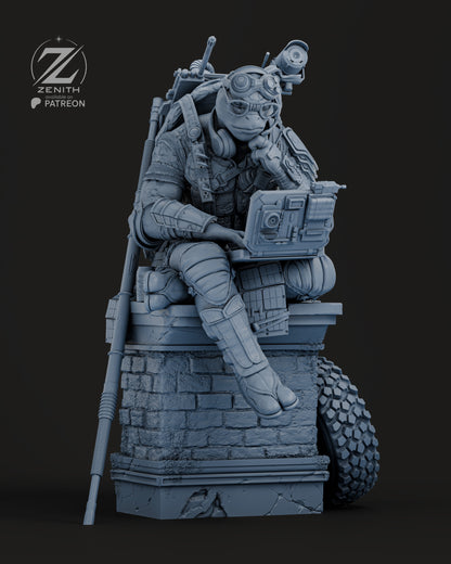 Donatello TMNT Statue 3D-Printed Kit