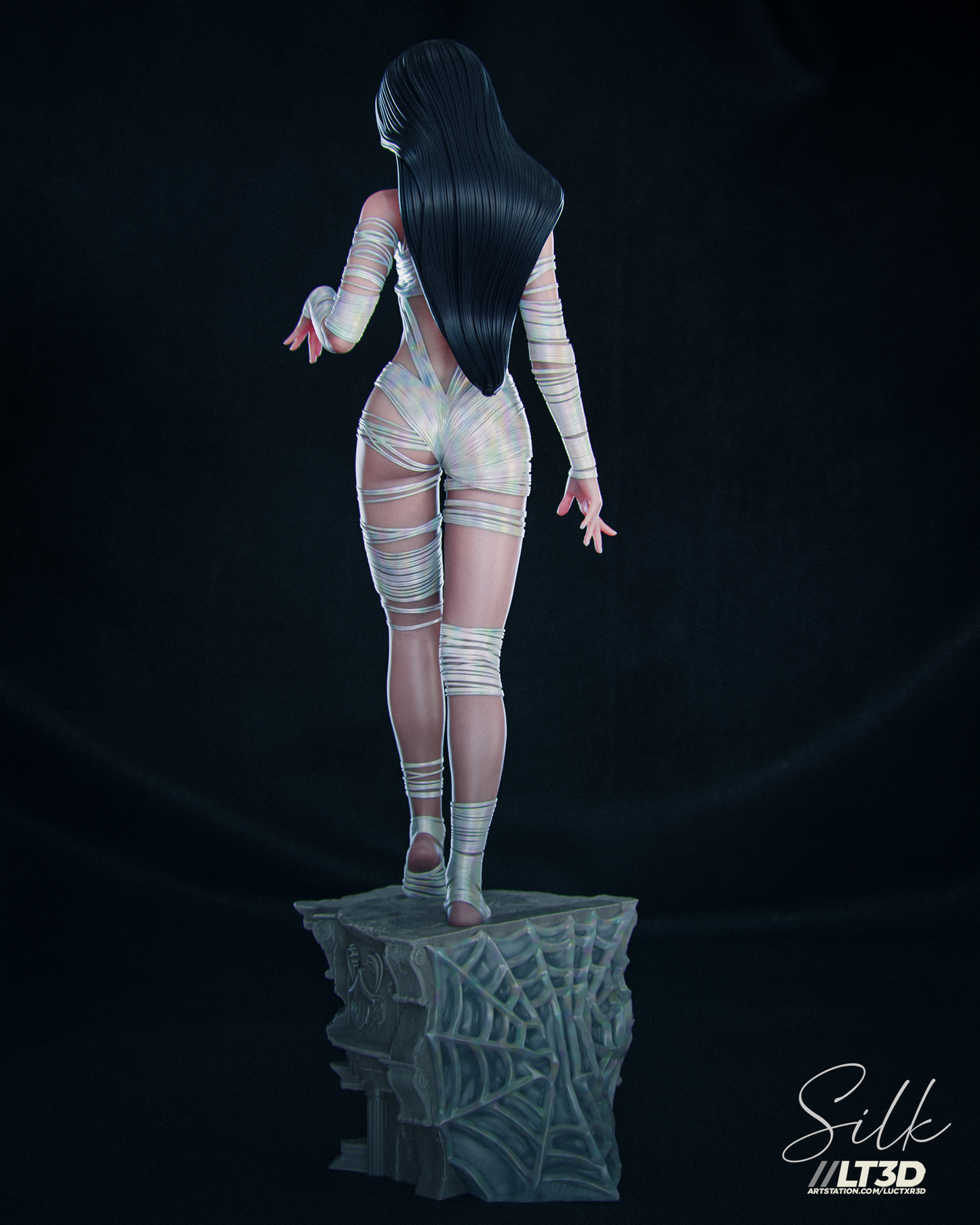 Silk Statue