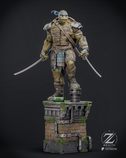 Leonardo TMNT Statue 3D-Printed Kit