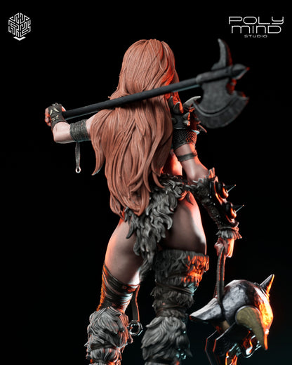 Thryra the Relentless Statue 3D-Printed Kit