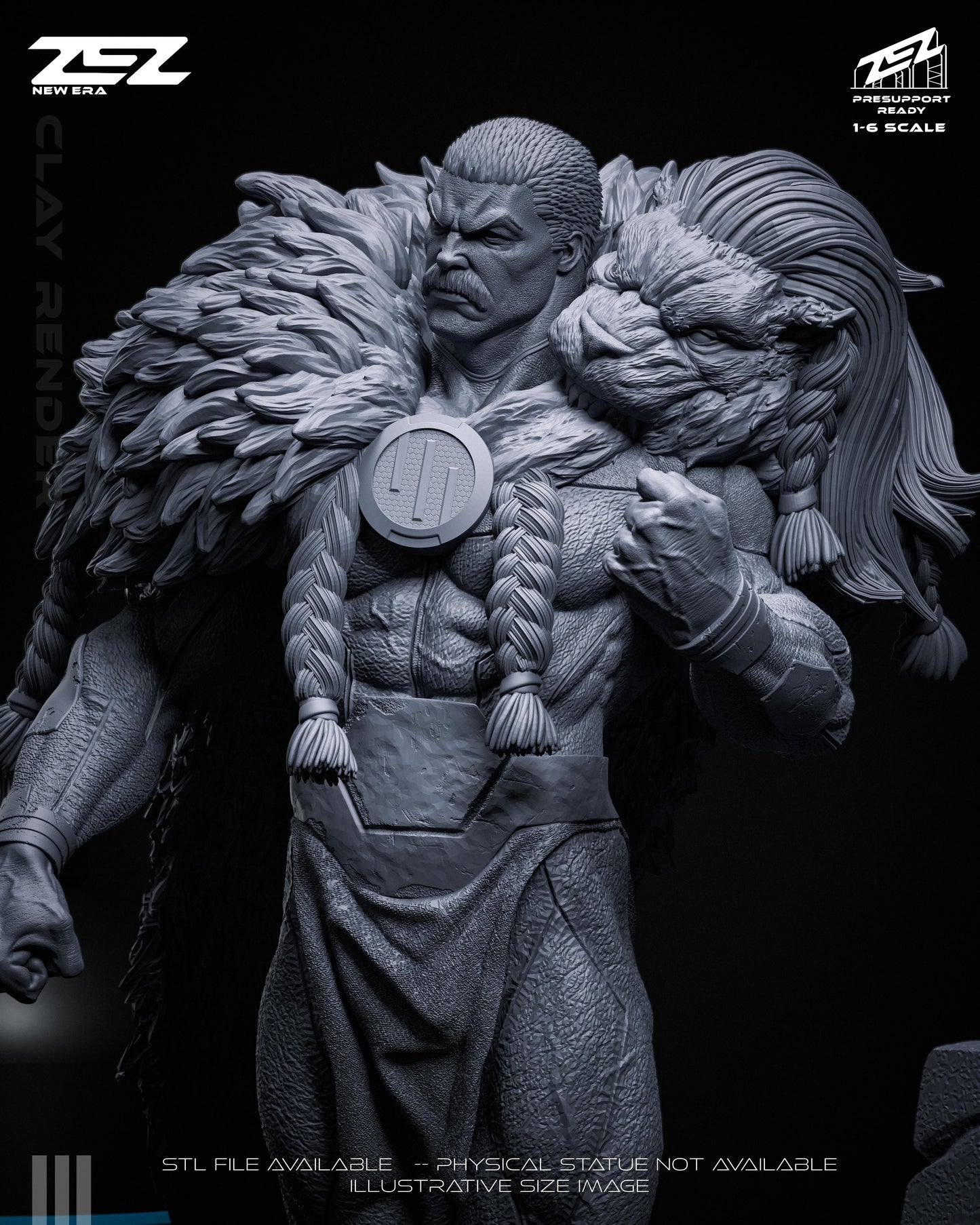 Thragg Statue 3D-Printed Kit