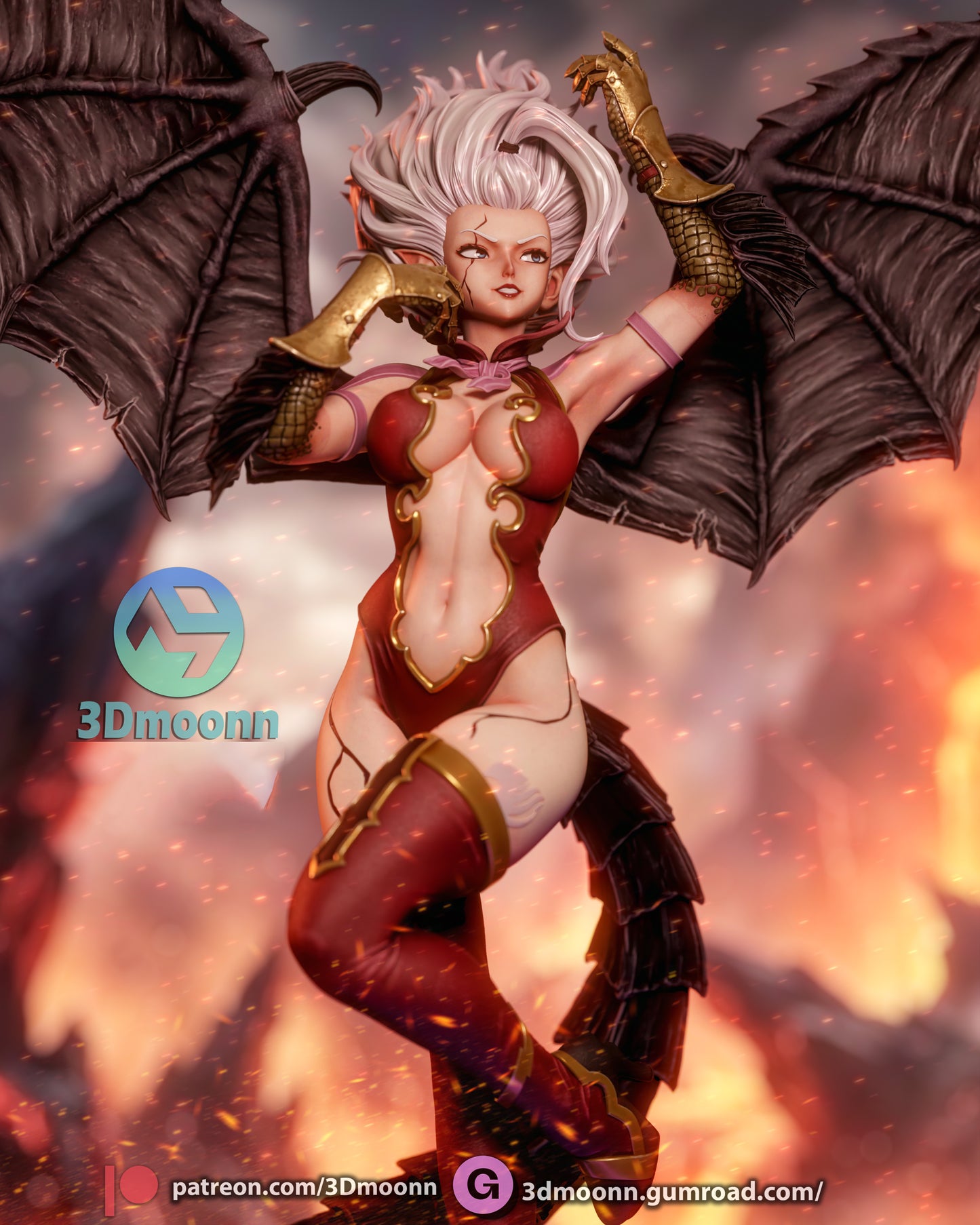 Mirajane Satan Soul Statue