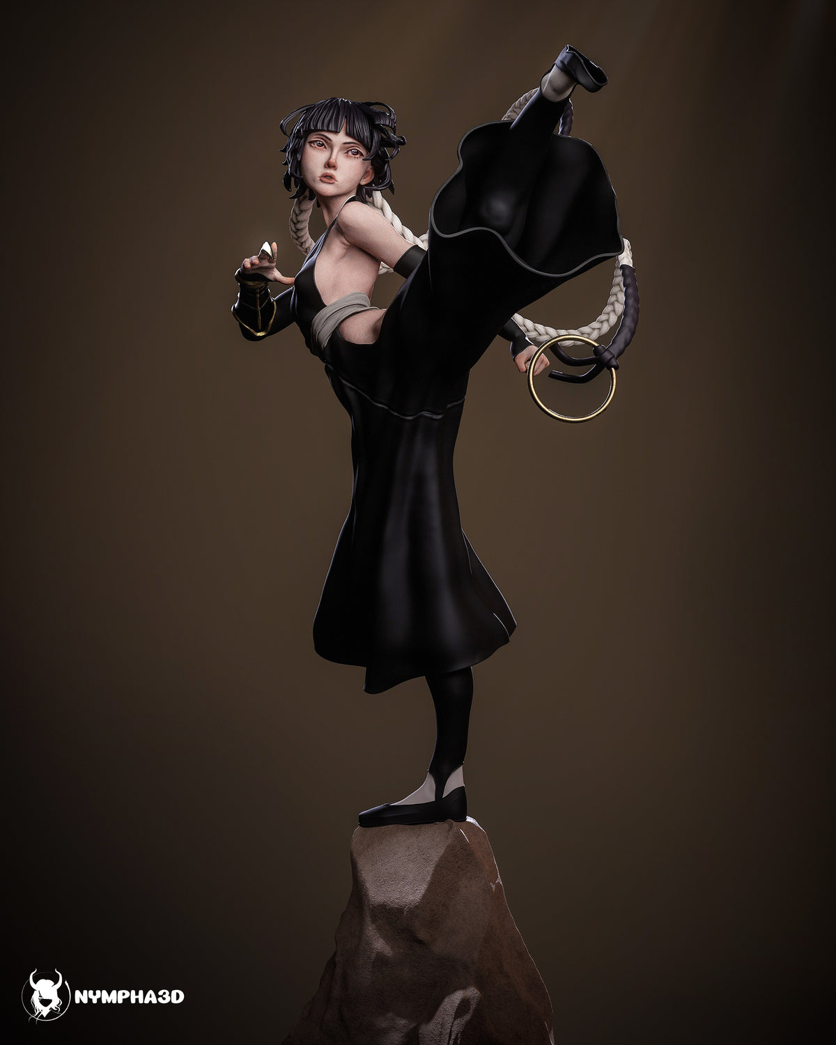 Soifon Statue 3D-Printed Kit
