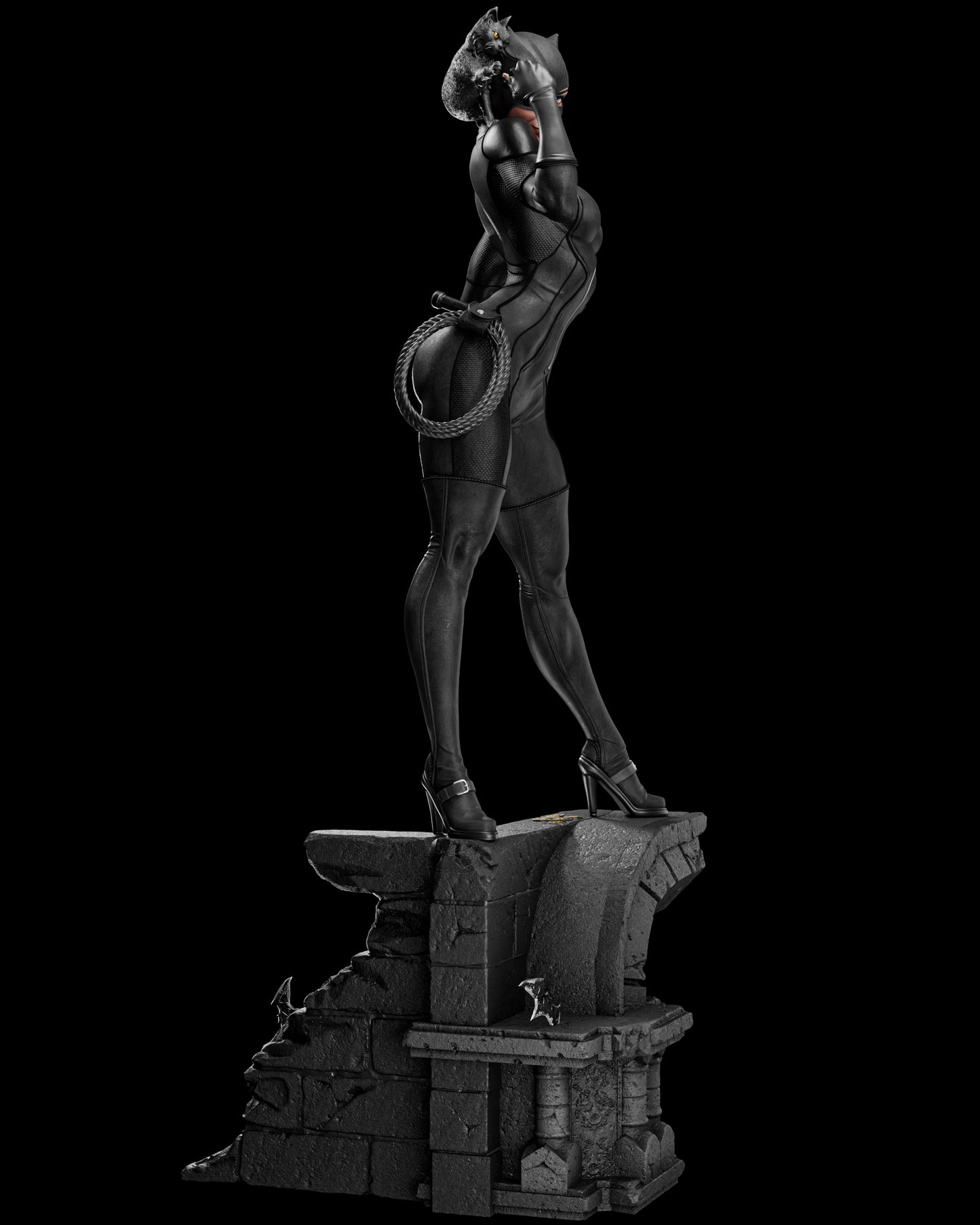 Catwoman Statue 3D-Printed Kit
