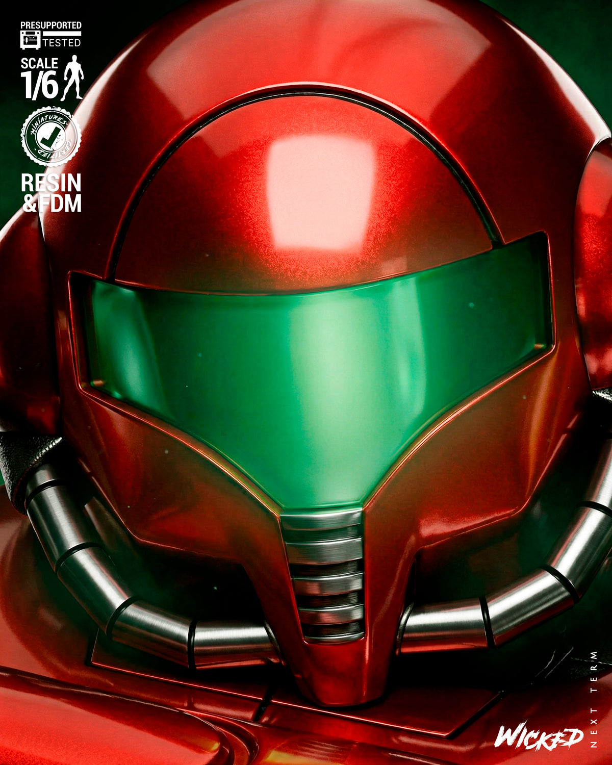 Metroid Diorama 3D-Printed Kit