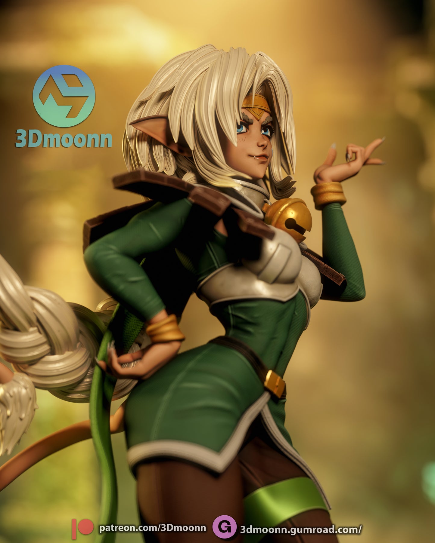 Aisha ClanClan Statue