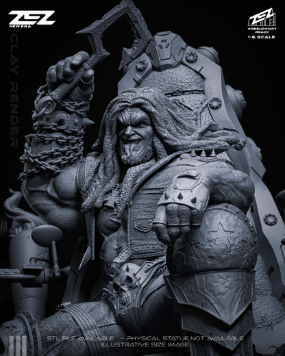 Lobo (Throne) Statue 3D-Printed Kit