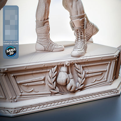 Rocky VS Drago Statue 3D-Printed Kit