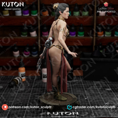 Leia Statue 3D-Printed Kit