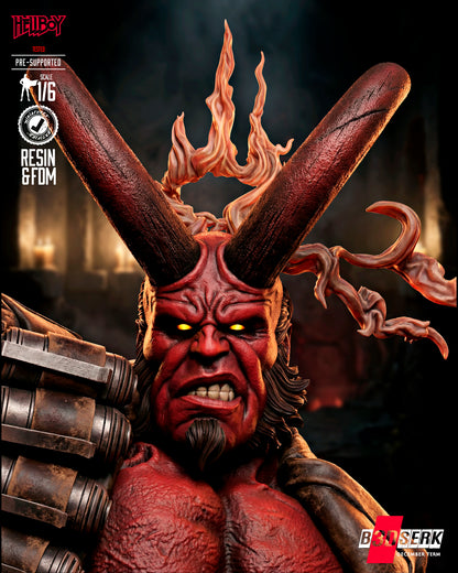 Hellboy Statue 3D-Printed Kit