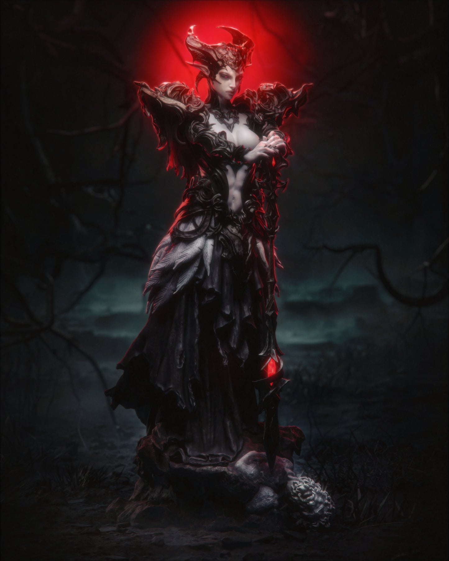 The Queen Of Ashen Vale Statue