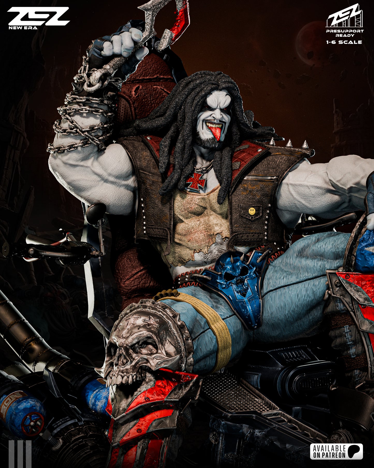 Lobo (Throne) Statue 3D-Printed Kit