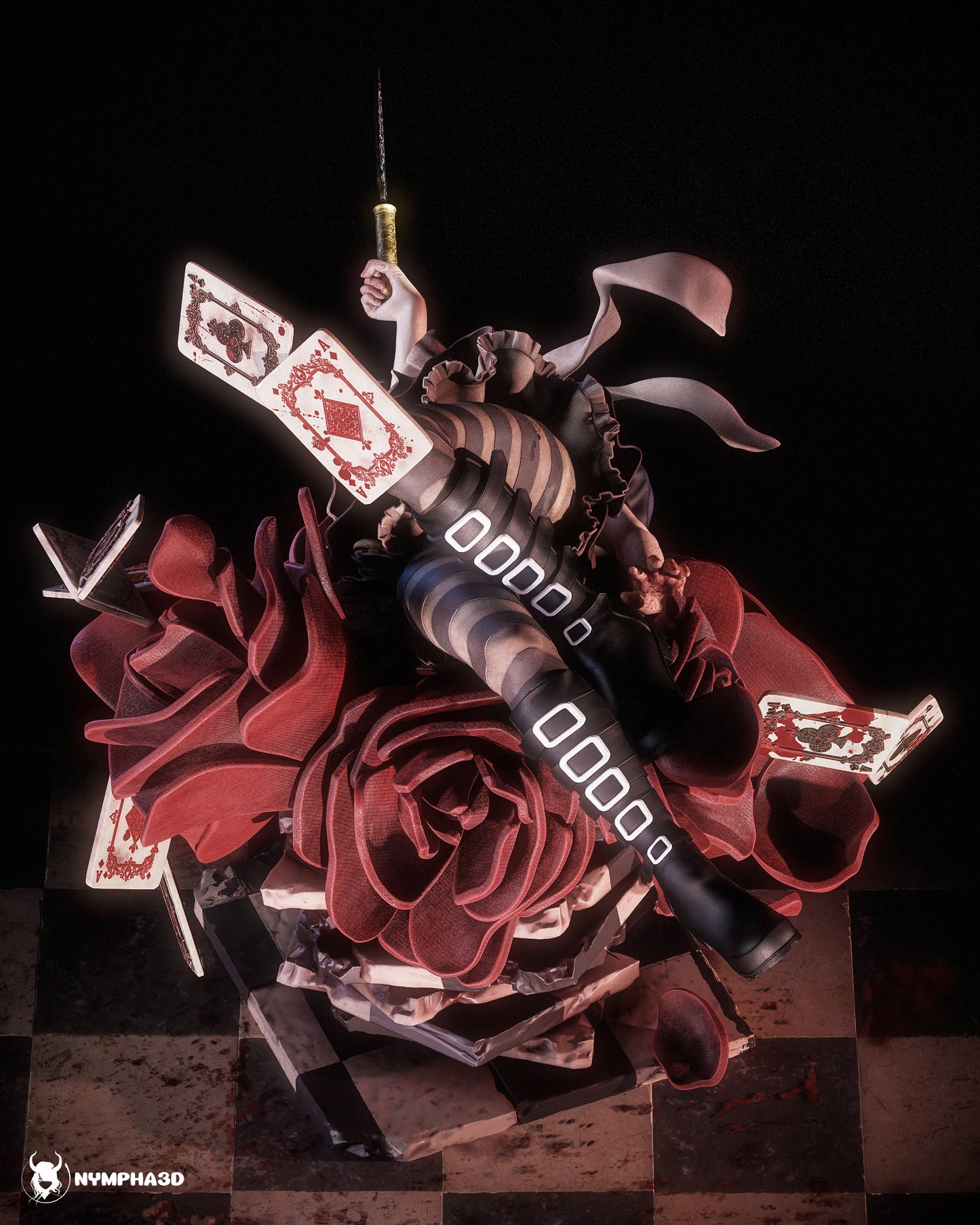 Alice Statue 3D-Printed Kit