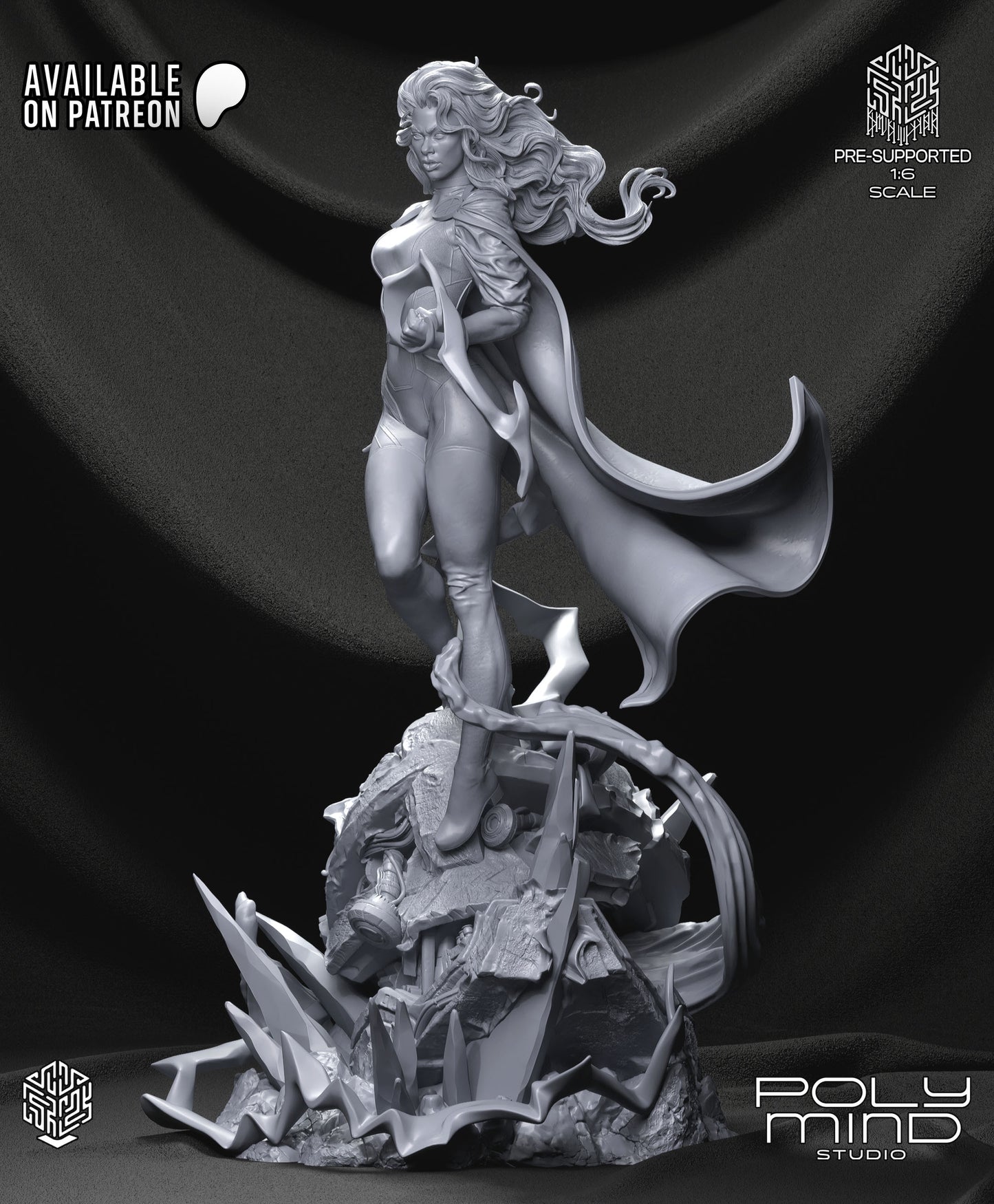 Storm Statue 3D-Printed Kit