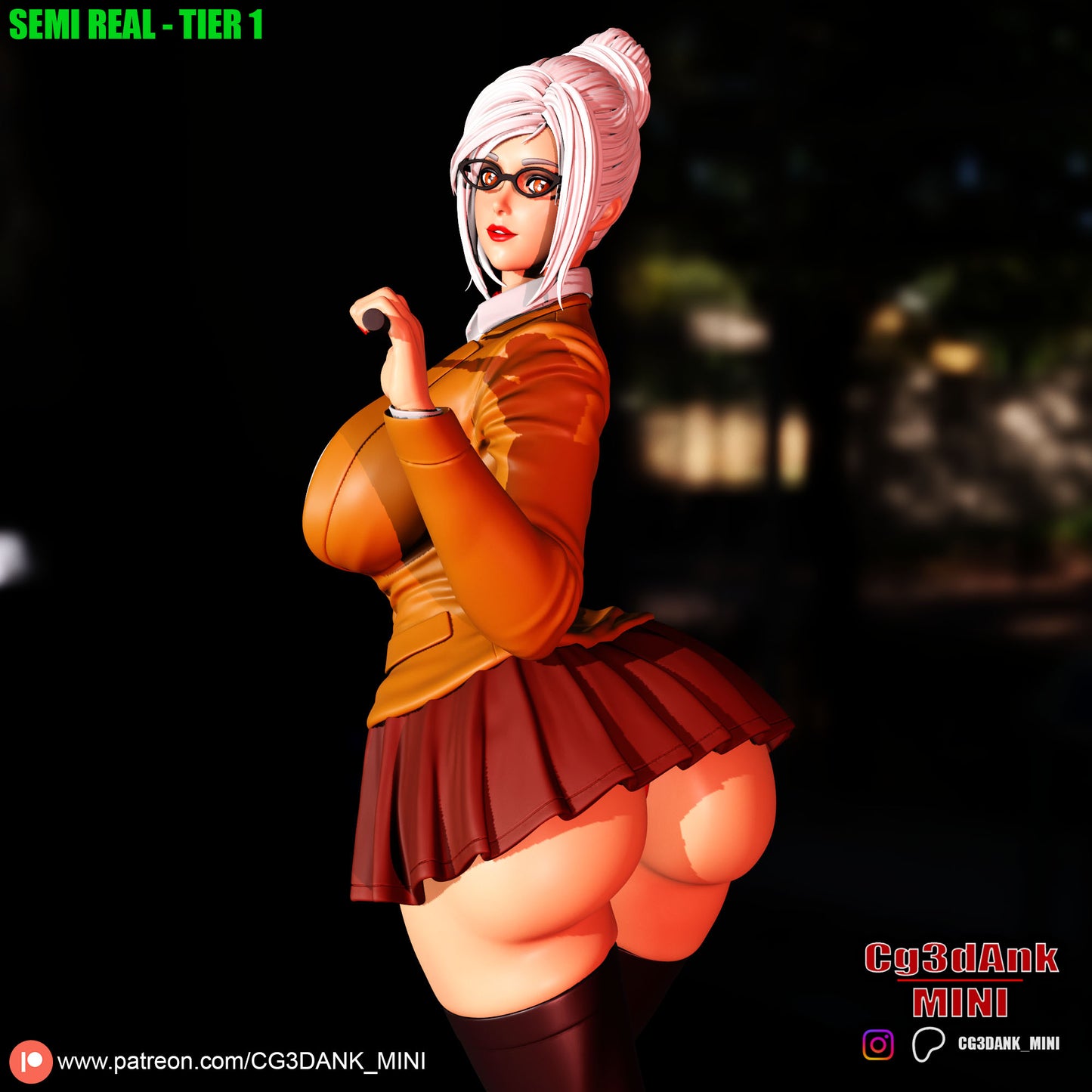 Meiko Shiraki Statue 3D-Printed Kit