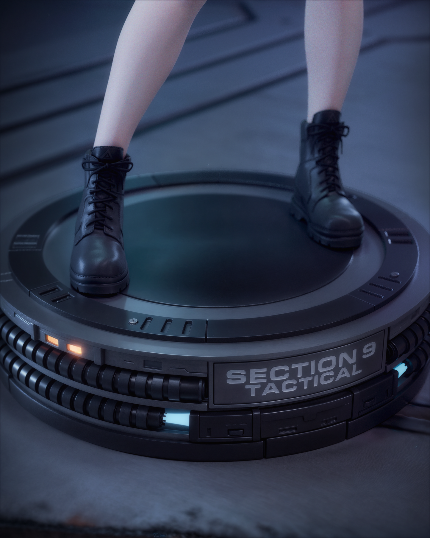 Motoko Kusanagi Statue 3D-Printed Kit