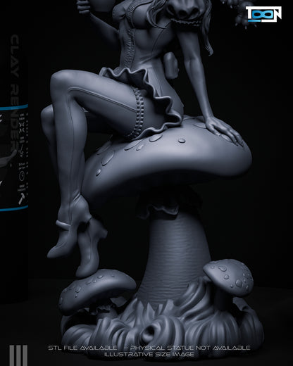 Alice In Wonderland Statue 3D-Printed Kit