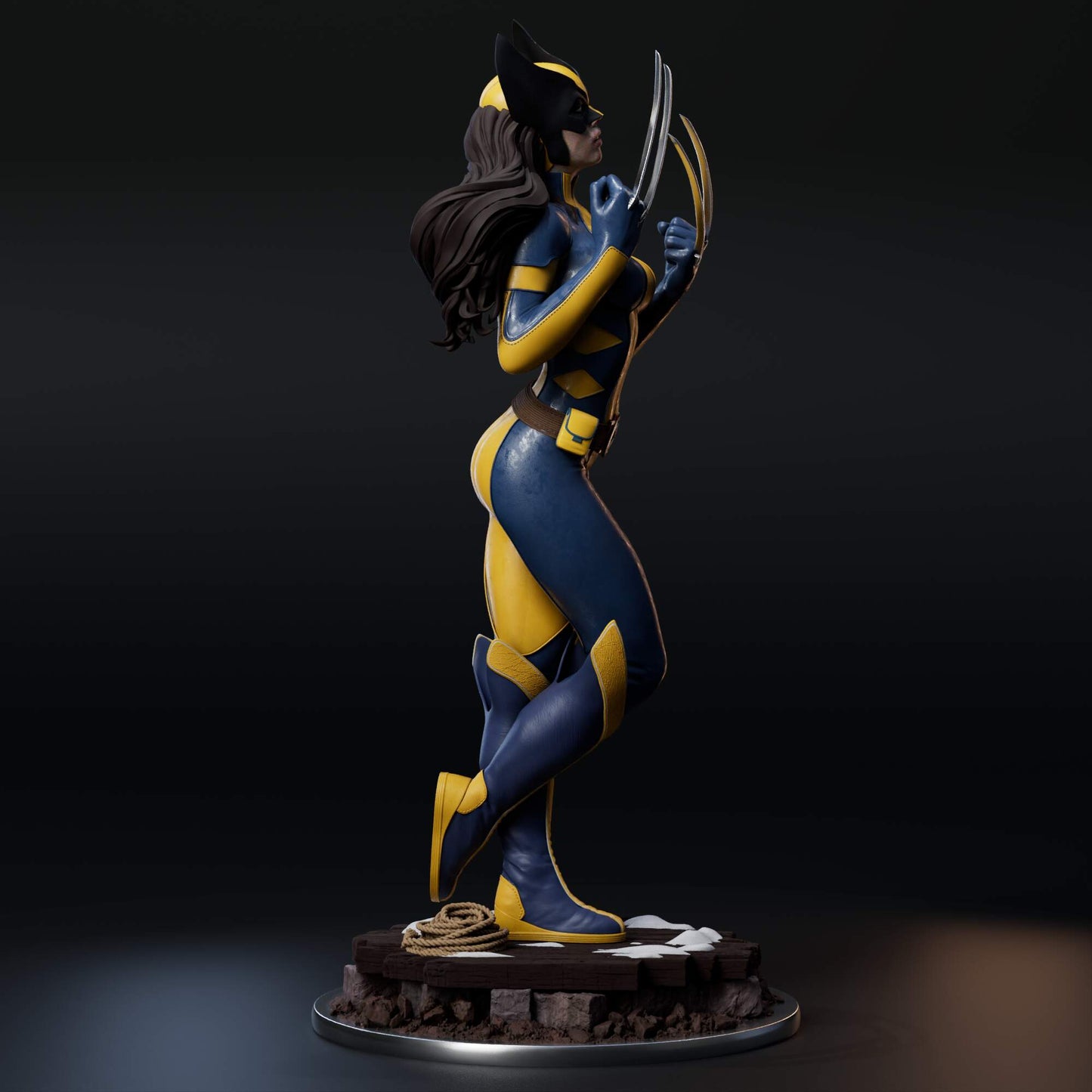 Laura Kinney Wolverine Statue 3D-Printed Kit