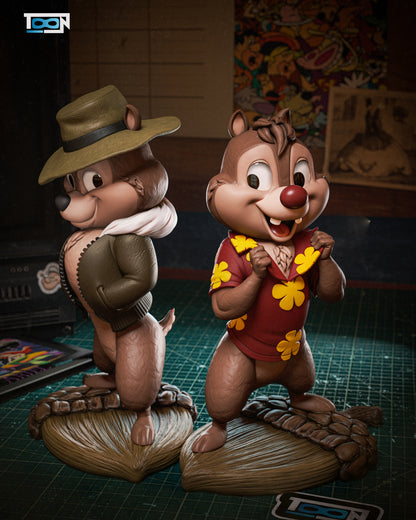 Chip And Dale Statue