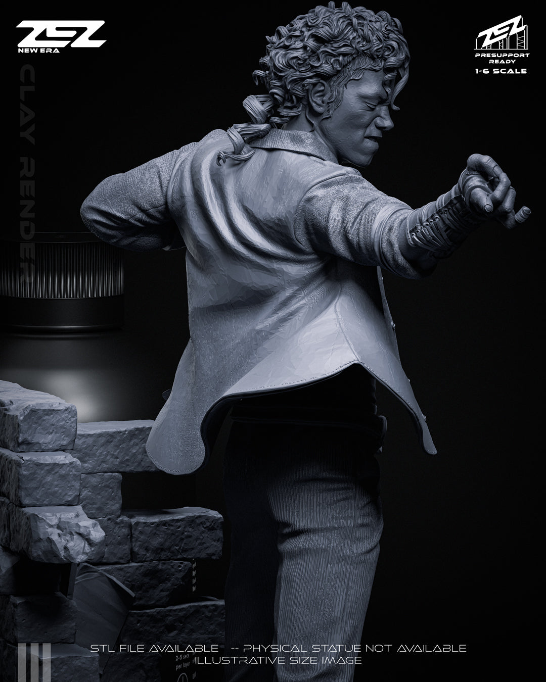 Michael Jackson Statue 3D-Printed Kit