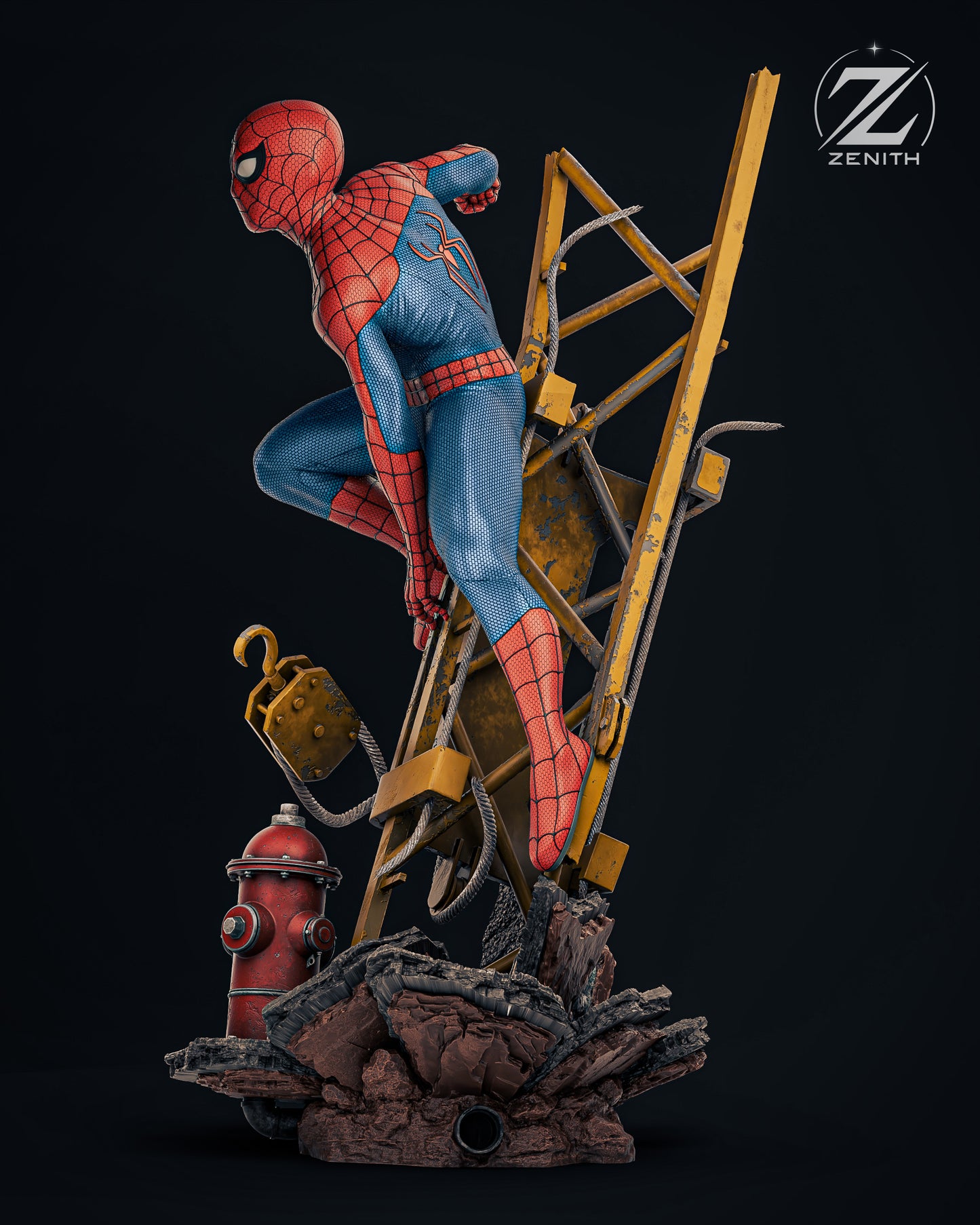 Spiderman Statue 3D-Printed Kit