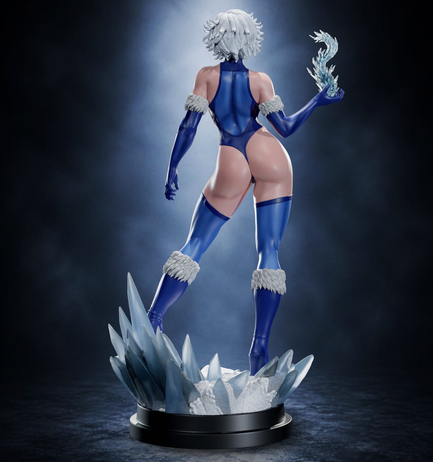Killer Frost Statue 3D-Printed Kit