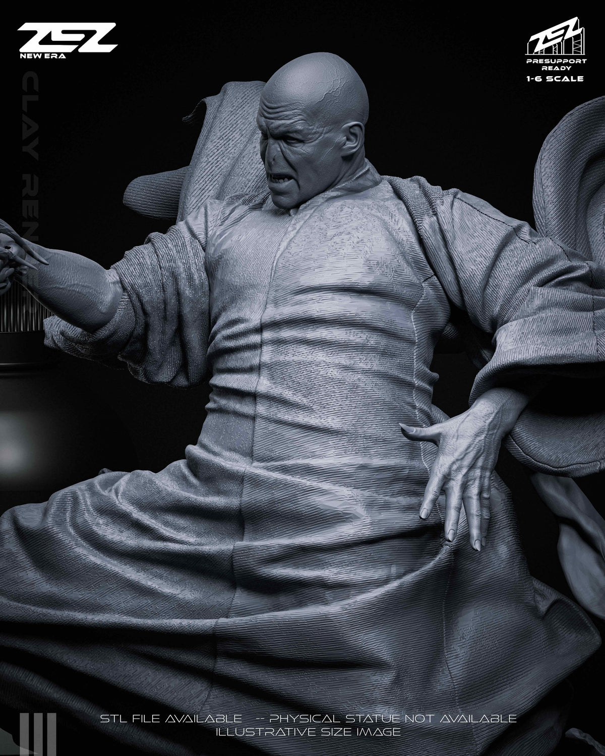 Voldemort Statue 3D-Printed Kit
