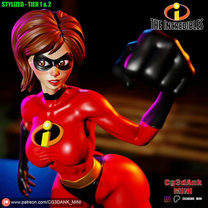 Elastigirl Statue
