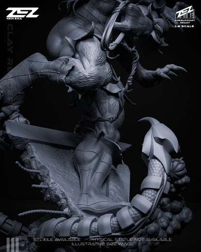 Man Spider Statue 3D-Printed Kit