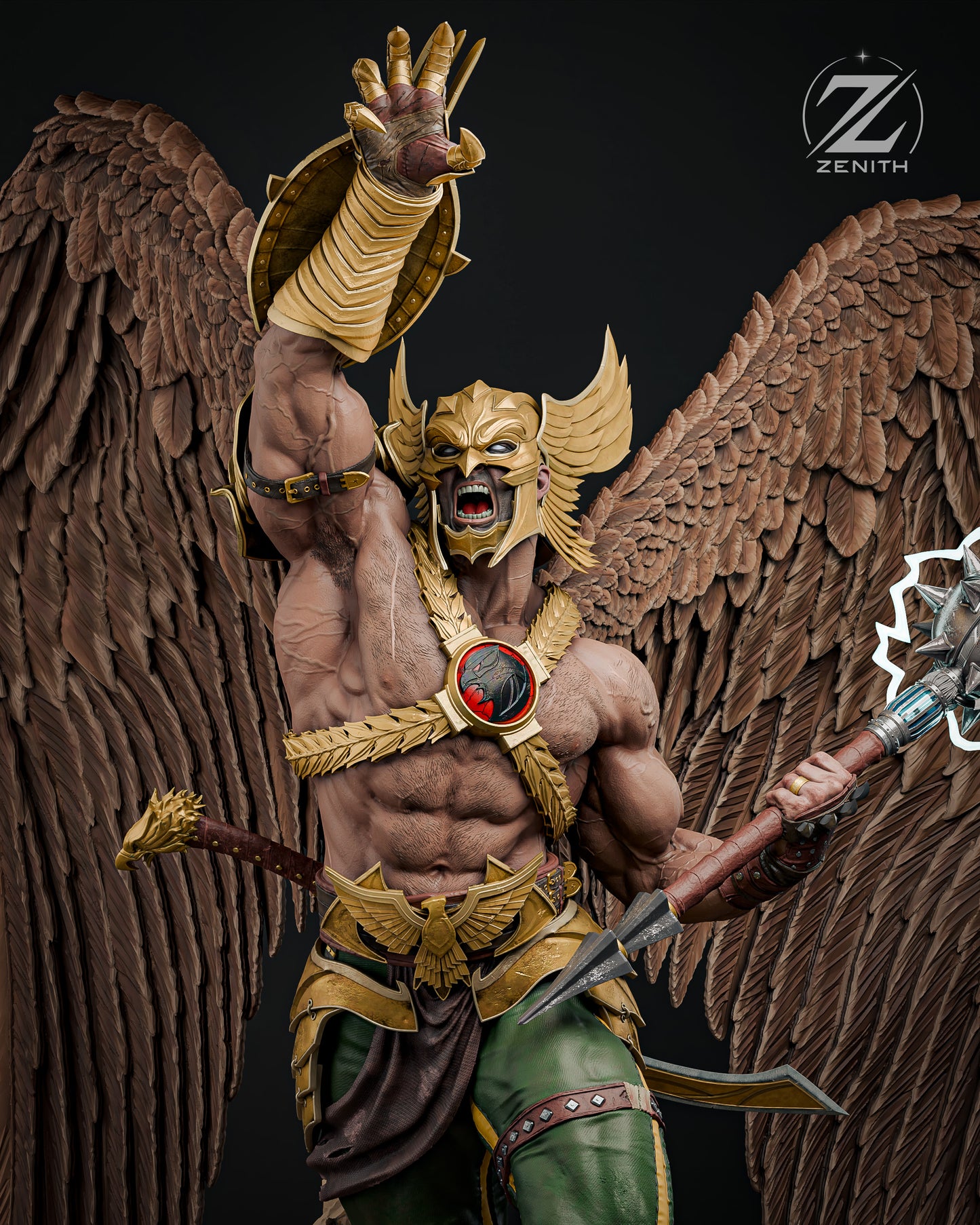 Hawkman Statue 3D-Printed Kit