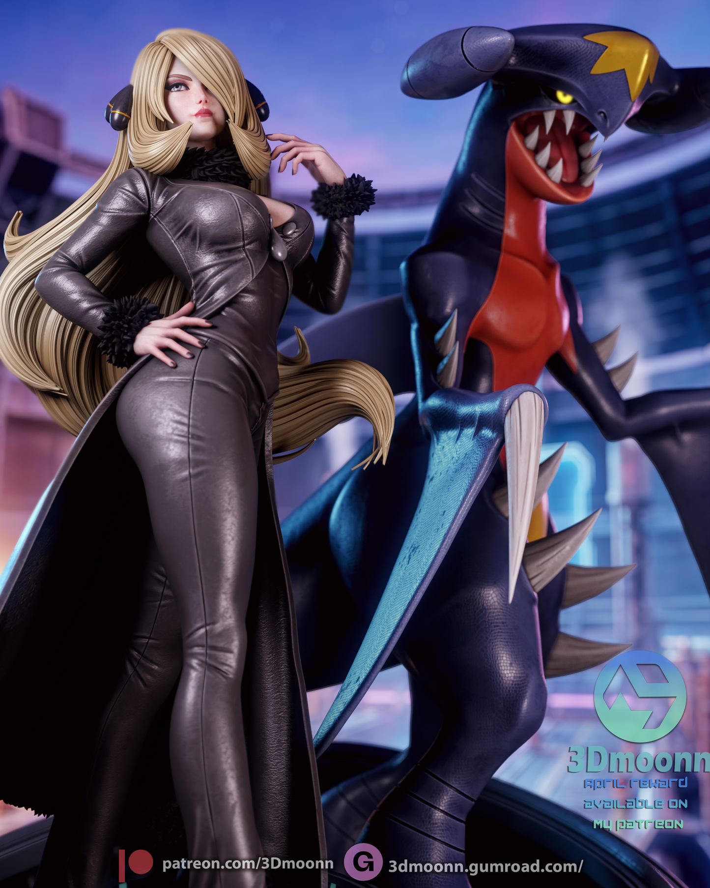 Cynthia Statue 3D-Printed Kit