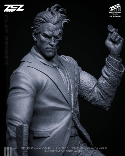 Two Face Statue 3D-Printed Kit
