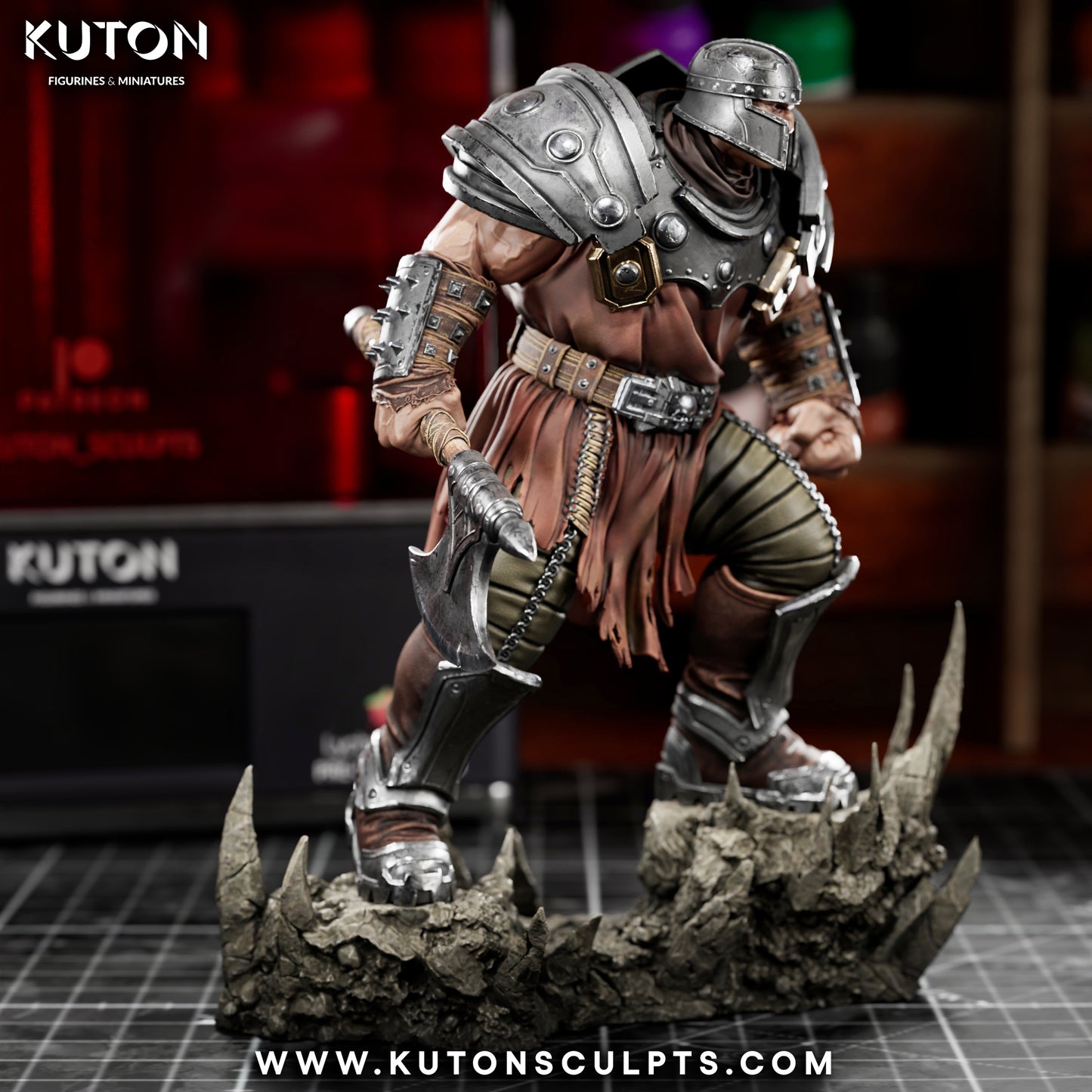 Ram Man Statue 3D-Printed Kit