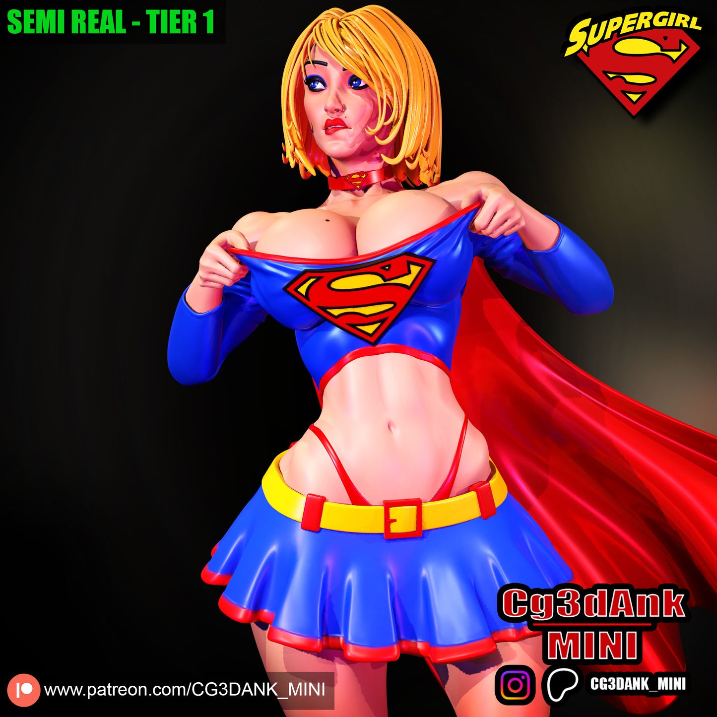 Supergirl Statue