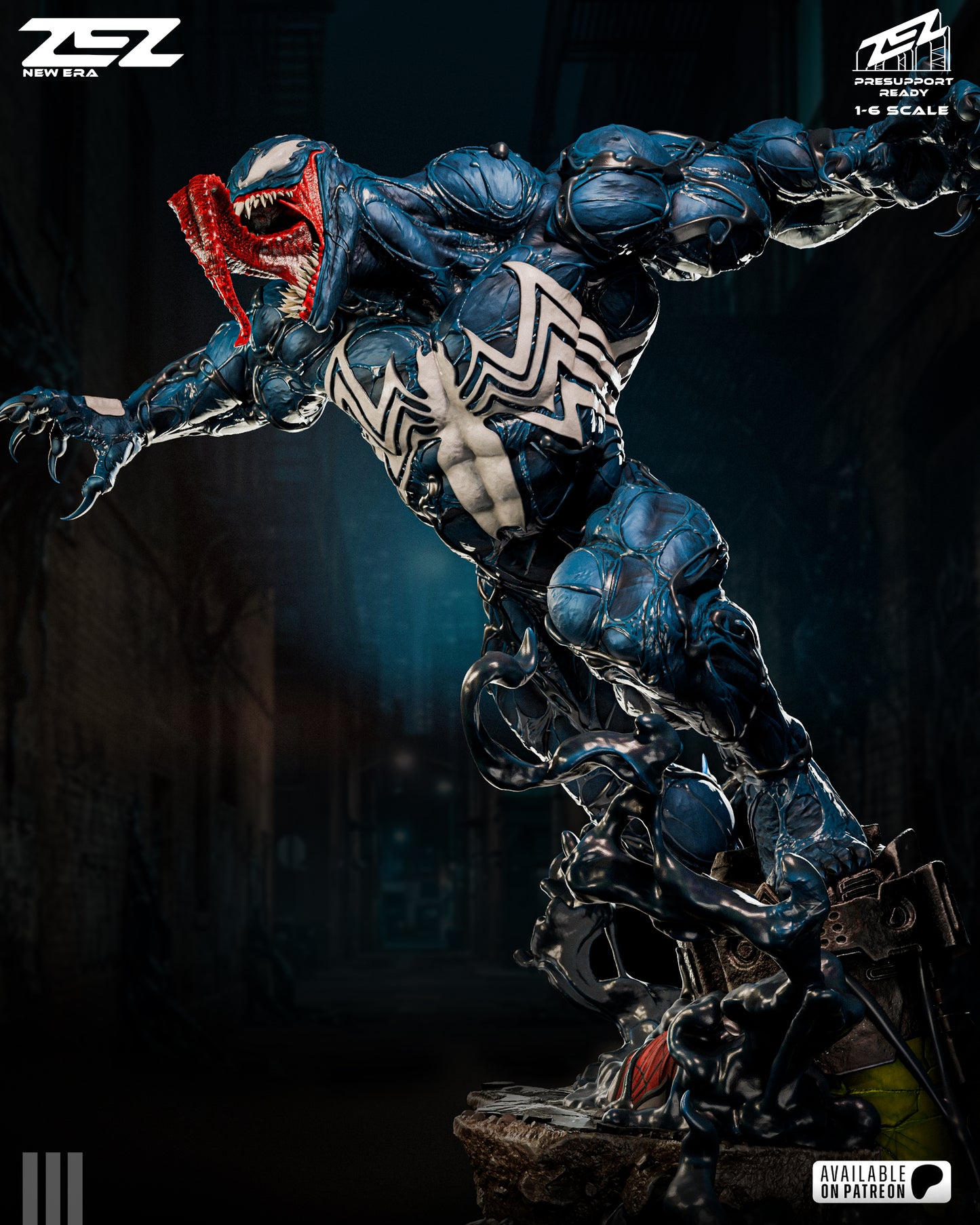 Venom Statue 3D-Printed Kit