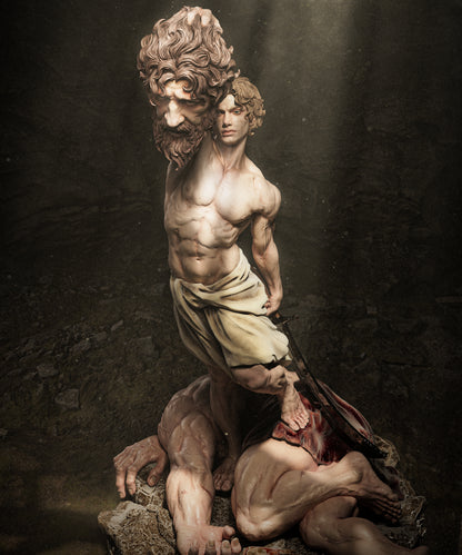 David Vs Goliath Statue 3D-Printed Kit