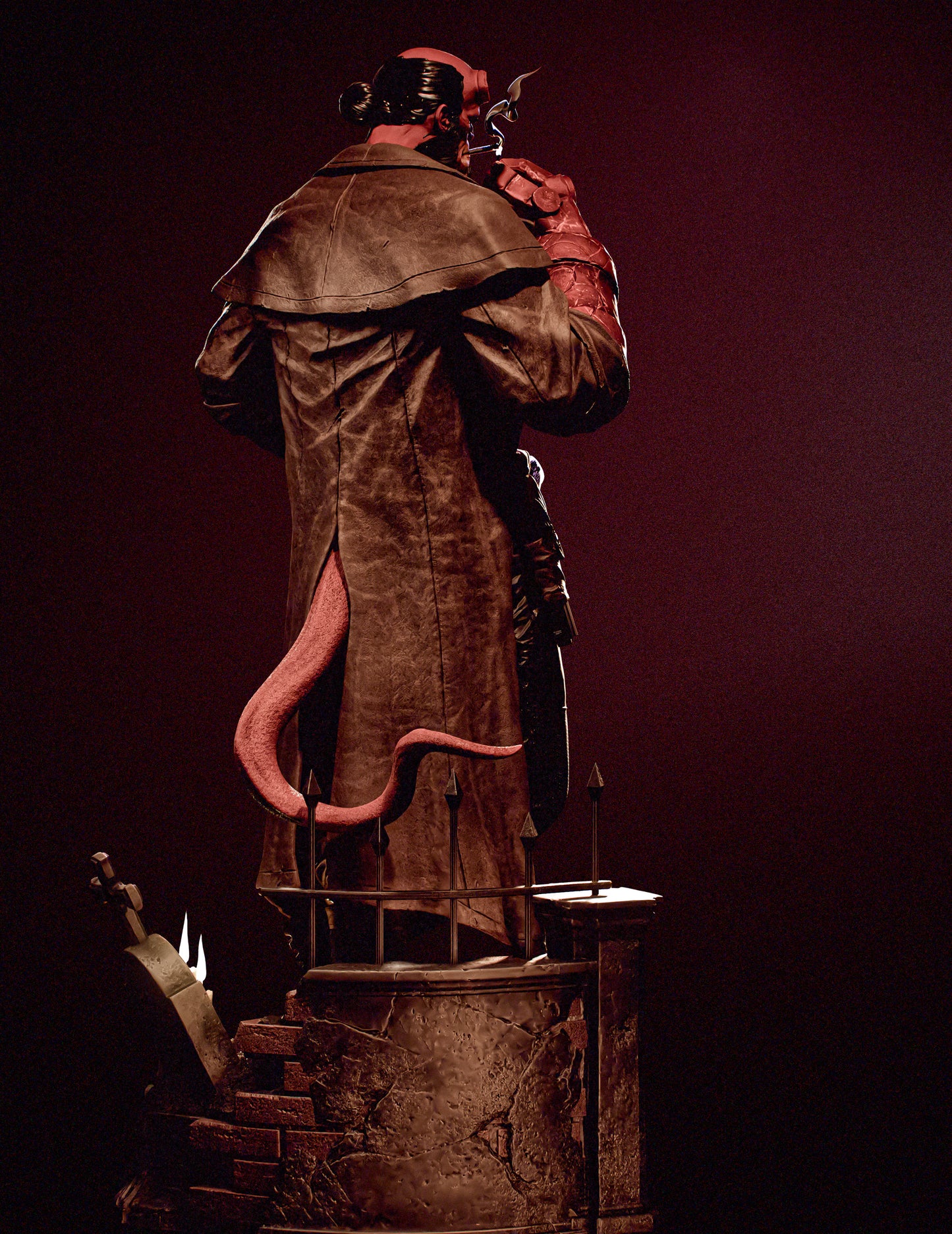 Helboy Statue 3D-Printed Kit