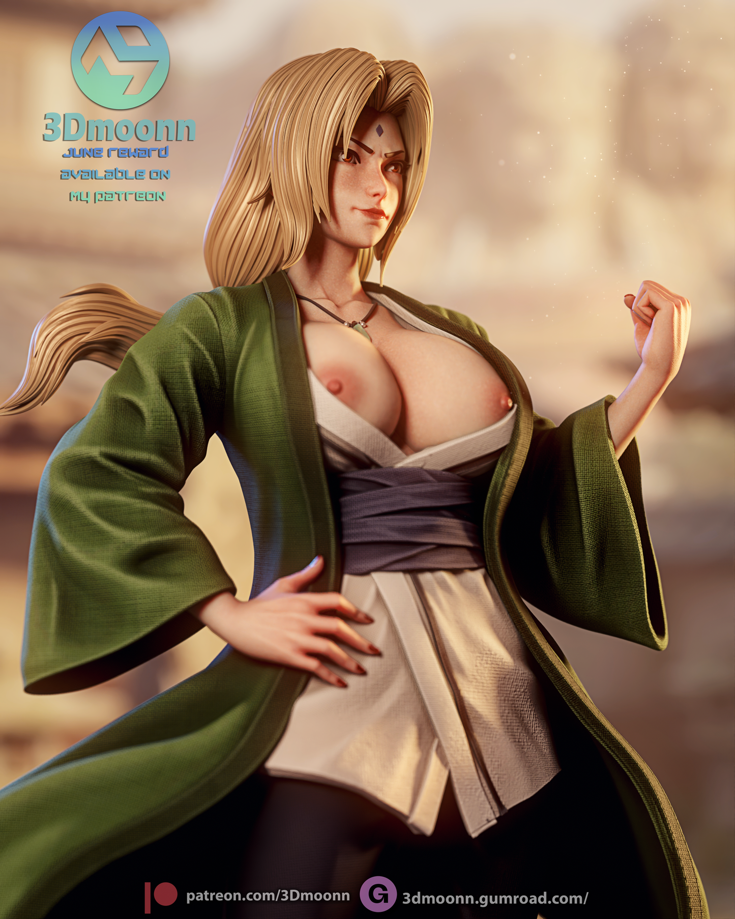 Tsunade Senju 3D-Printed Kit