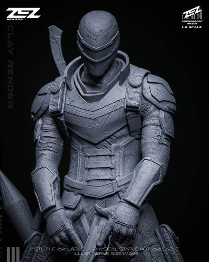 Vigilante Statue 3D-Printed Kit