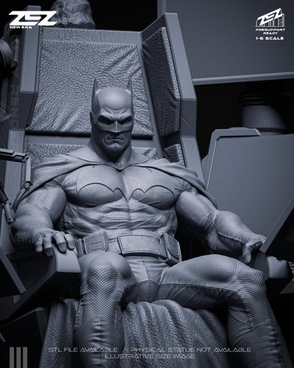 Batman (Throne) Statue 3D-Printed Kit