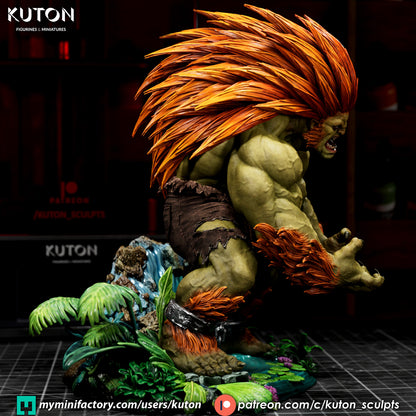 Blanka Statue 3D-Printed Kit