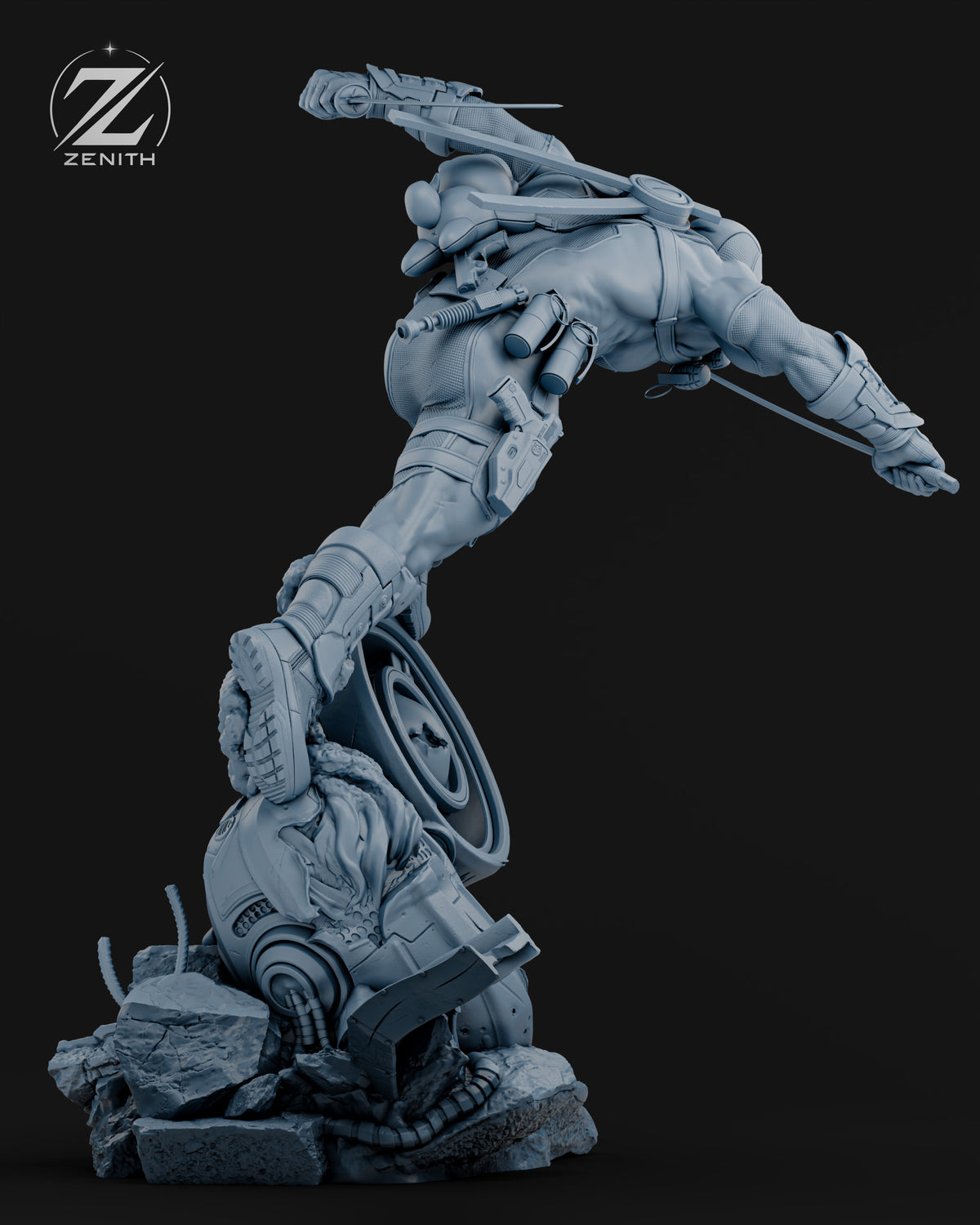 Deadpool Statue 3D-Printed Kit