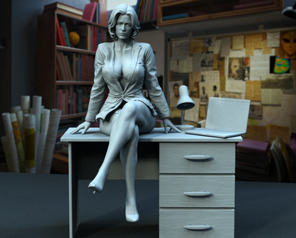 Scully Statue 3D-Printed Kit
