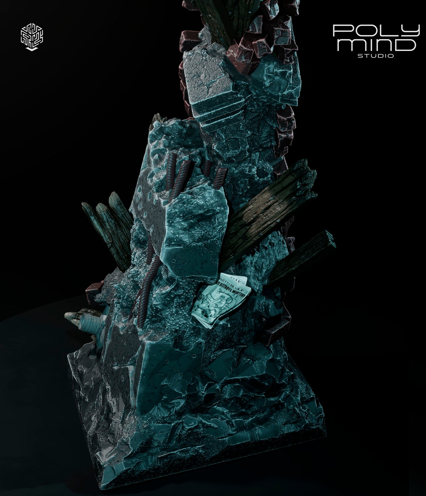 Volture Statue 3D-Printed Kit