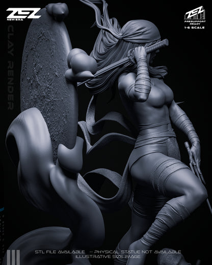 Elektra Statue 3D-Printed Kit