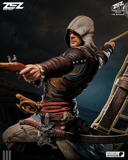 Edward Kenway Statue 3D-Printed Kit