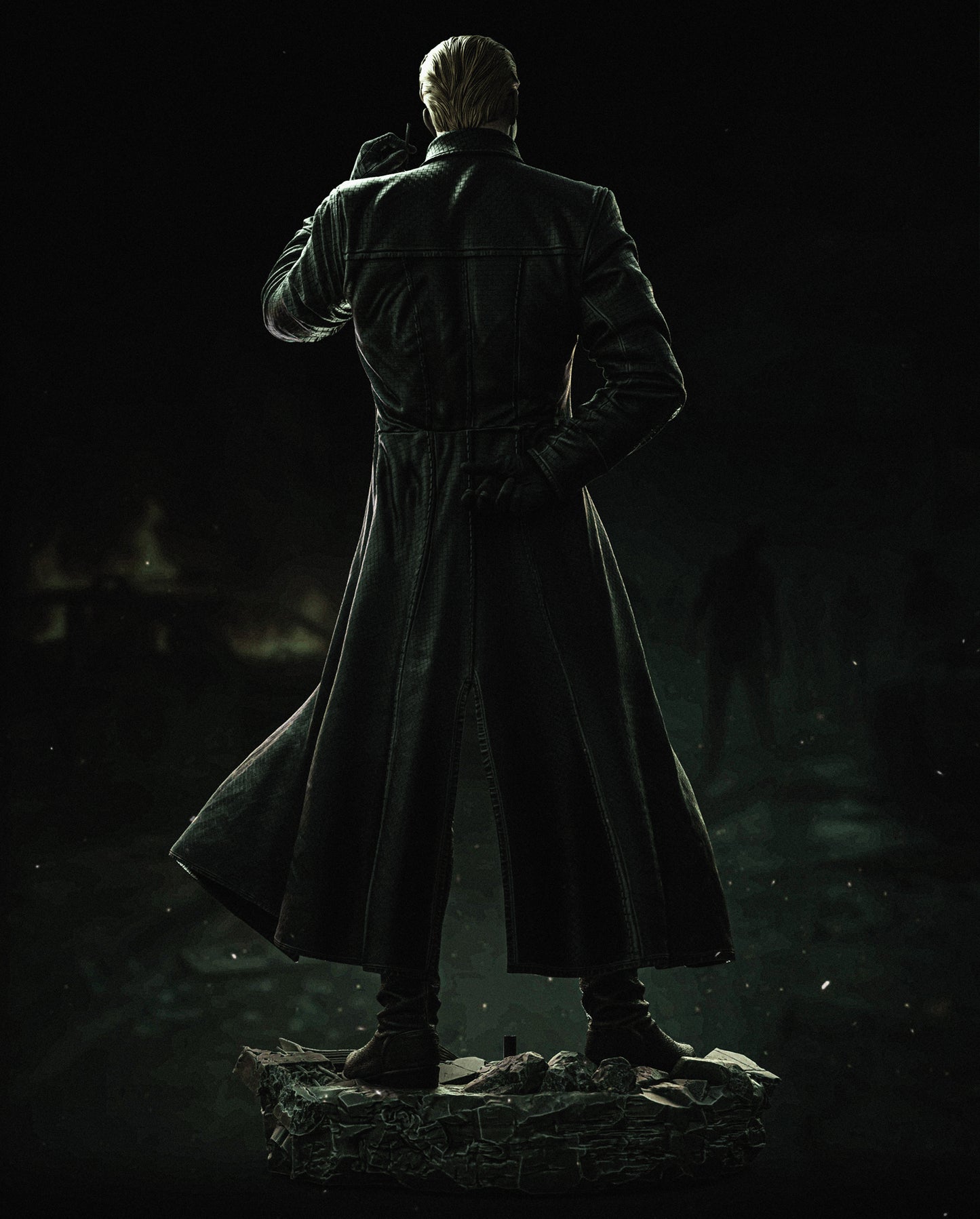 Albert Wesker Statue 3D-Printed Kit