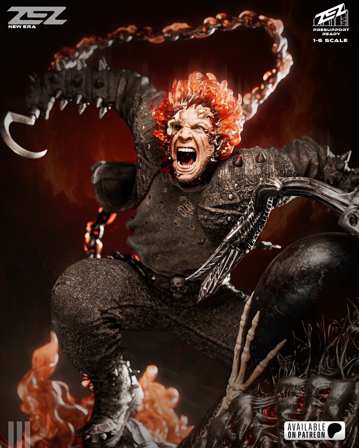 Ghost Rider Statue