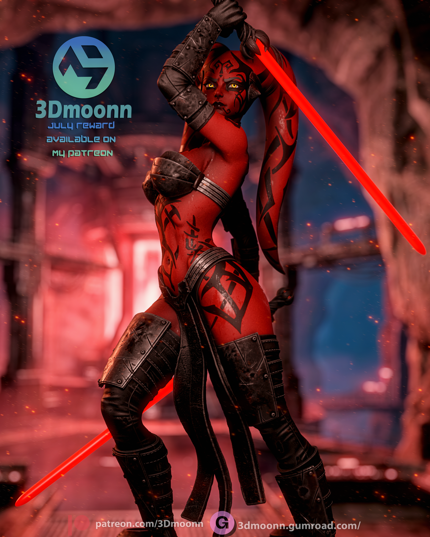 Darth Talon 3D-Printed Kit